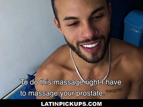 Latin jock boy picked up for massage paid cash for fuck pov  - abe