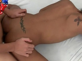 Hot asian twink loves riding on cock