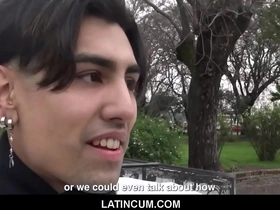 Latincum.com - twink latin skater boy paid cash to fuck stranger he met at skate park pov - leo, bryan