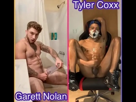 The boys episode 2 - tyler coxx & garett nolan (mym teaser) fleshlight cum in the shower wanking together until orgasm