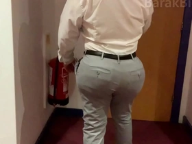 Bubble butt in public