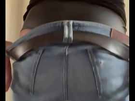 Jeans , ass and latex